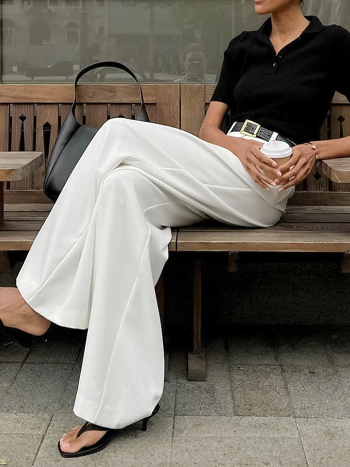 High Waist Wide-Leg Pants