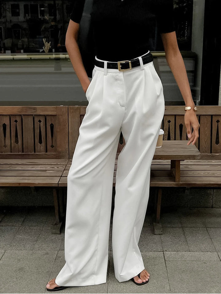 High Waist Wide-Leg Pants
