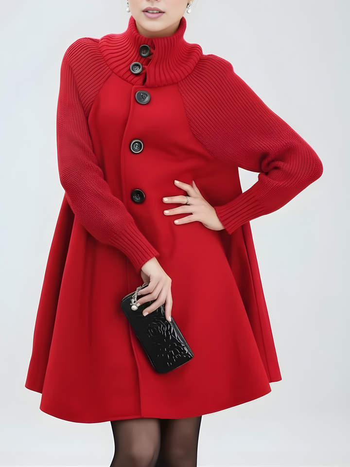 Loose Woolen Cloak-Style Winter Coat