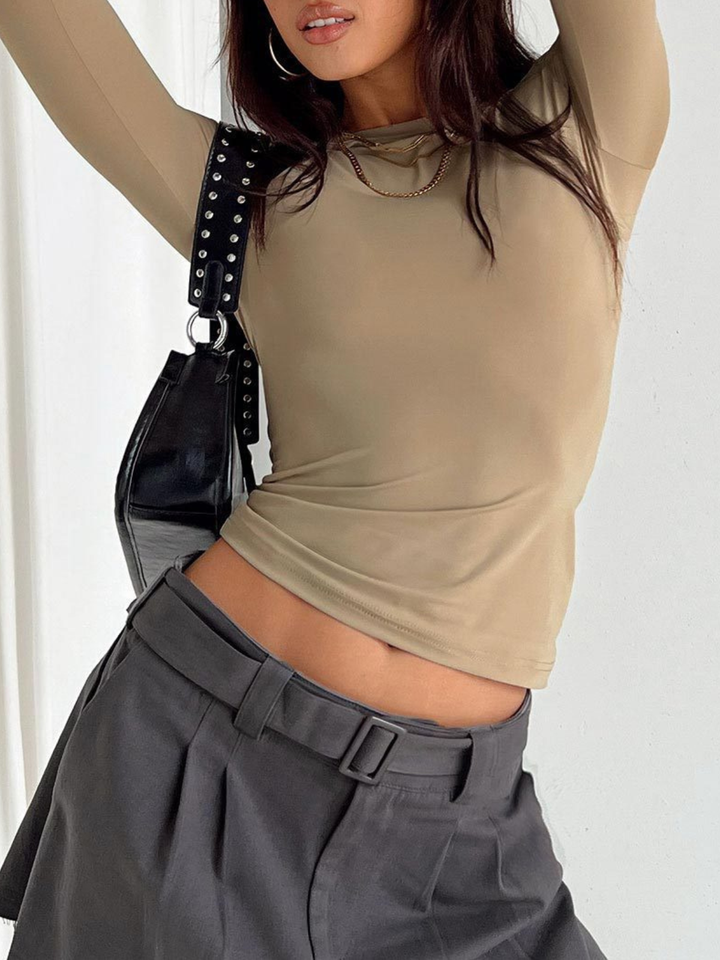 Slim Long-Sleeve O-Neck Base Tee